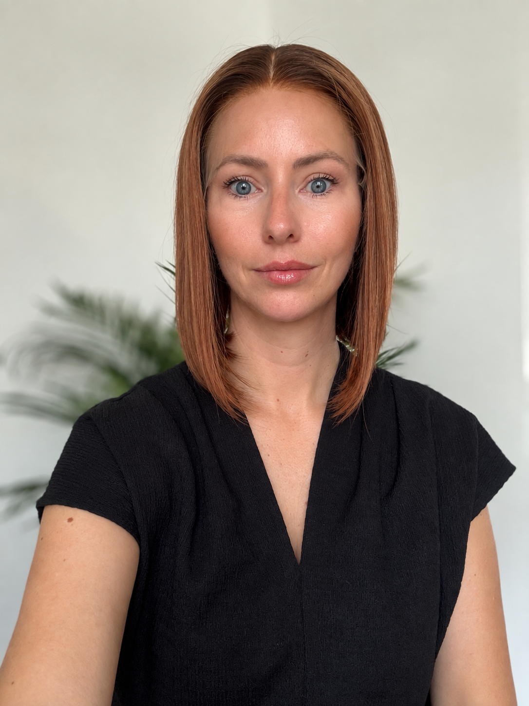 Kate Wig | 12" Varm Brun Balayage Bob | 13x6 HD Lace Hårparyk i Ægte Hår | 110% Lav Densitet | Str. S | Klar til Afsendelse