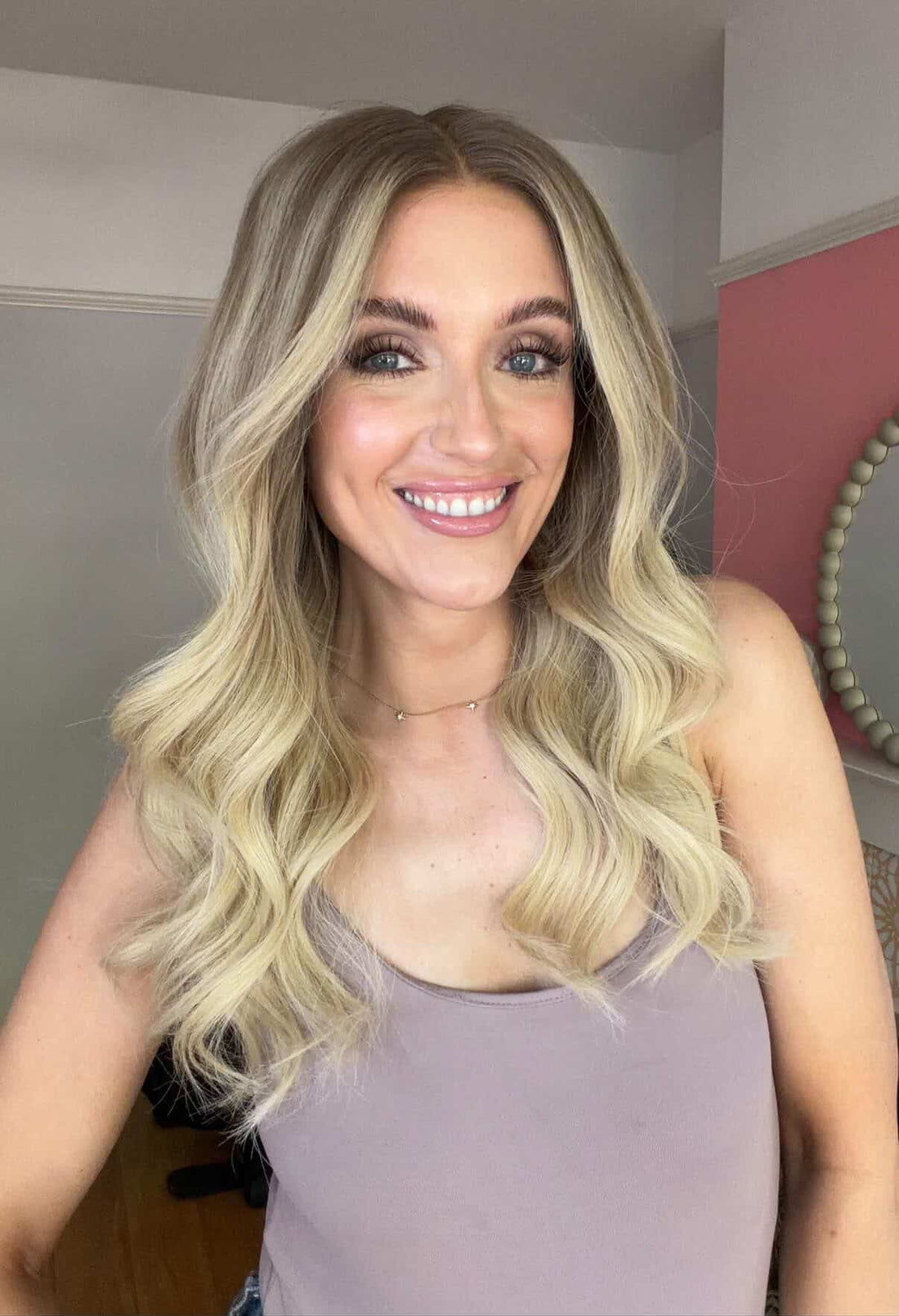 Lisa Wig | Ash Blonde Balayage HD Lace Human Hair Wig