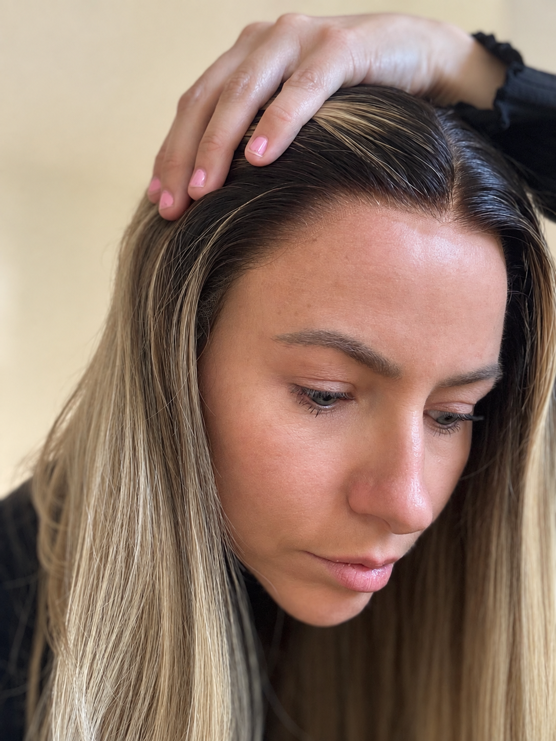 Mabel Wig | Perruque Cheveux Humains Balayage Blond Beige Froid HD Lace PRÊT À EXPÉDIER (copie)